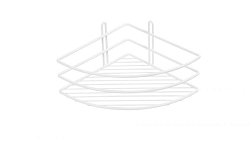 Полка угловая одноэтажная белая Fixsen FX-710W-1 250_100_Array